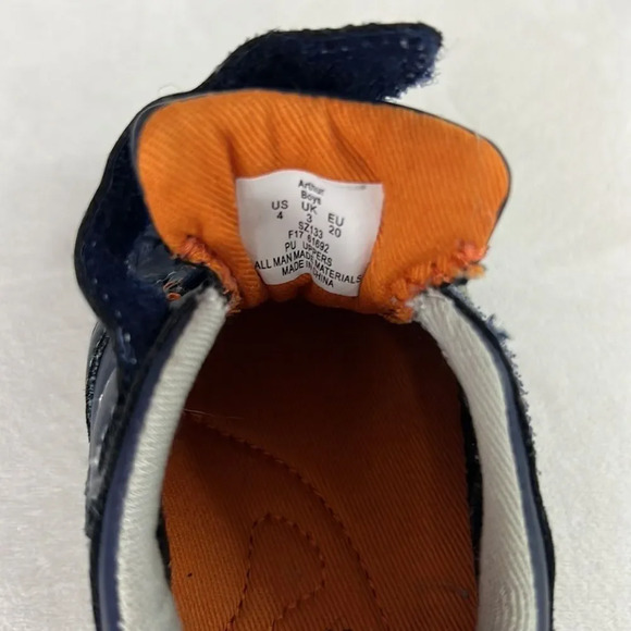 Baby Toddler Boys' Surprize by Stride Rite Navy Arthur Sneakers size 4 - Picture 7 of 7